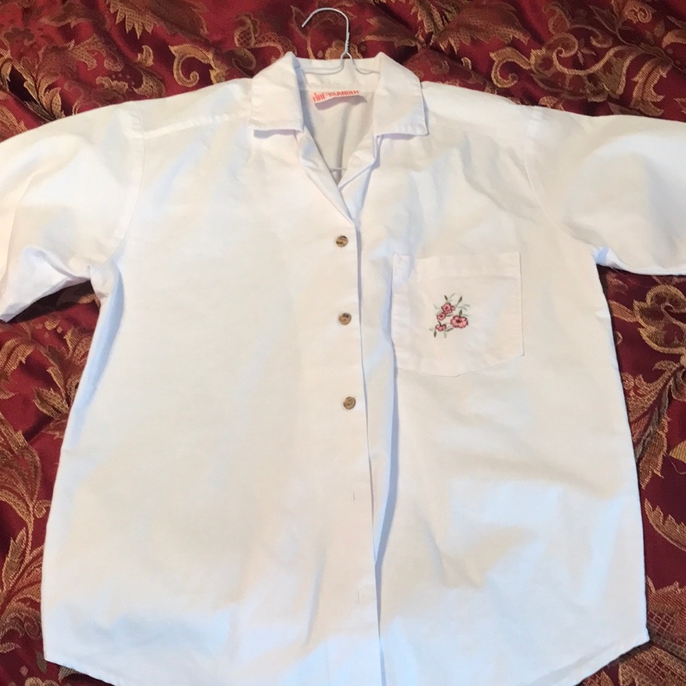NY - Vintage Fire Island Womens Cotton Shirt EUC
